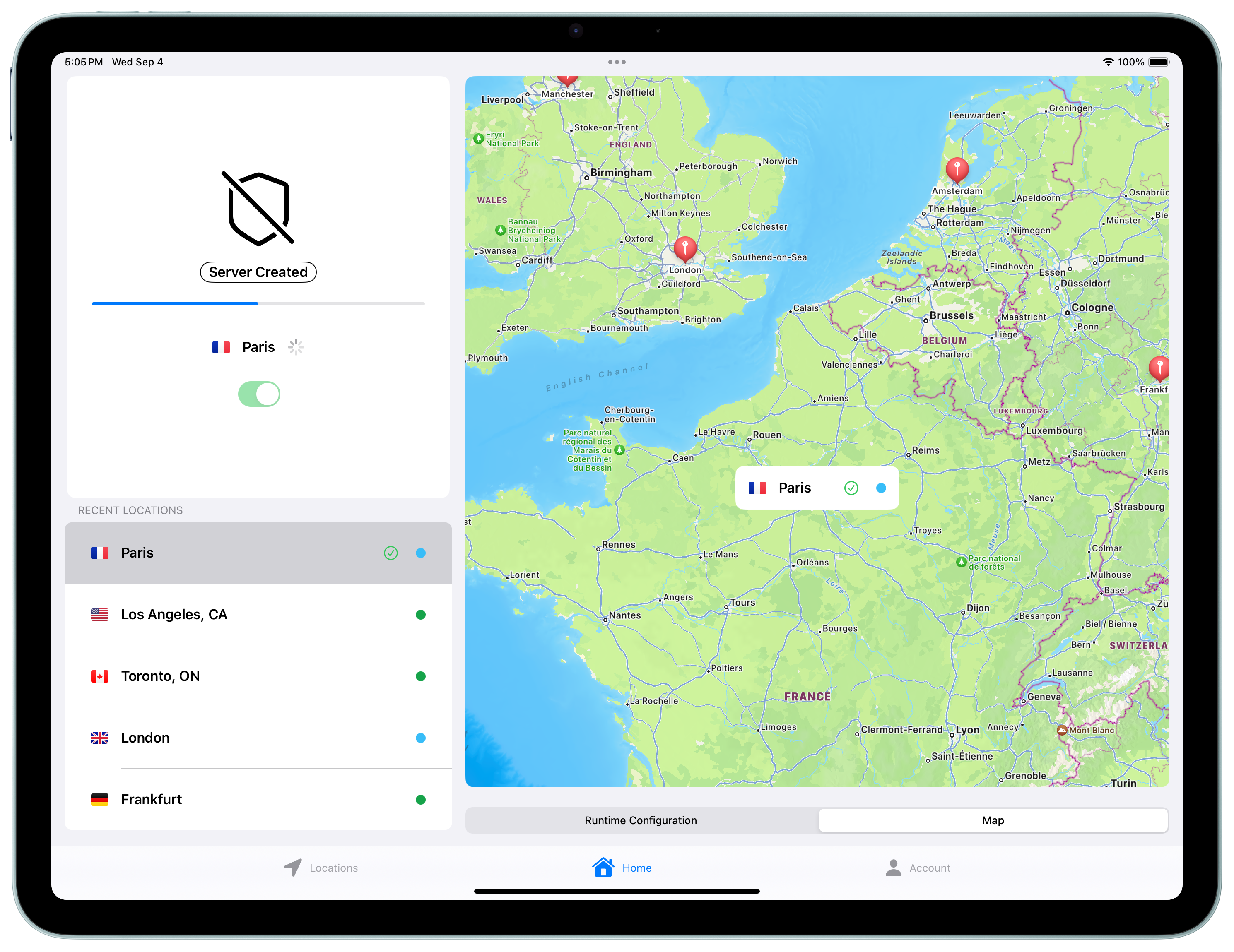 New York VPN on iPad